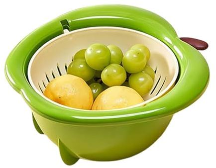 per Pulire Frutta - Passino per Mescolare Multifunzionale Spesso - Scolante per Frutta e Verdura | per Frutti di Bosco Freschi Insalate Pasta Spaghetti e Lattuga