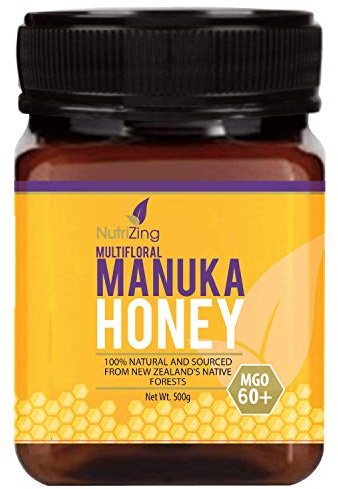 Award Winning Manuka Honey 60+ - From New Zealand - 100% Pure, Thick & Creamy - 500g by NutriZing