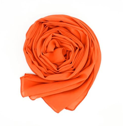WANSSY® moderner Chiffonschal lang Schal Tuch elegant alltäglich geeignet für Mode Freizeit Partys in verschiedenen Farben