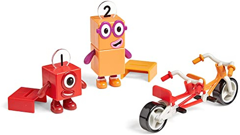 Learning Resources Numberblocks One And Two Bike Adventure Ages 3+ | Recreate Favourite Adventures, Tandem Bike Play Supports Counting Skills And Storytelling