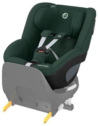 Maxi-Cosi Pearl 360 Silla Coche Bebe i-Size, Silla Coche 360 Giratoria para Bebé y Niño ISOFIX , 3 Meses a 4 Años (61-105 cm), ClimaFlow, Arnés de Apertura y Cierre Fácil, G-CELL, Authentic Green