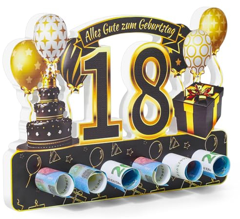 ROADPLUM 18Geburtstag Geschenke Junge und Mädchen, Deko Holz, Party und Jubiläum für Freunde, Klassenkameraden und Familie
