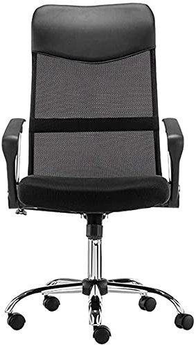 MIJOAS Lounge-Sessel, drehbar, anhebbar, atmungsaktives Netzgewebe, Feste Armlehne, Gewicht 200 kg, schwarz, Stuhl erforderlich, bequemer Jahrestag Vision