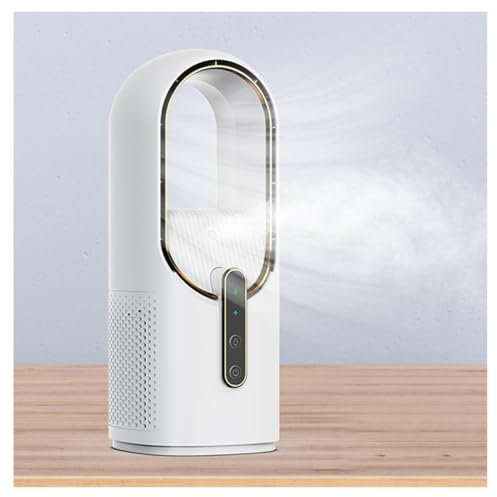 Ventilador Sobremesa Sin Hojas, Usb Recargable, Con Humidificador Ventiladores Sin Aspas HumidificacióN Del Aire Ventilador Silencioso, Para El Hogar Y La Oficina