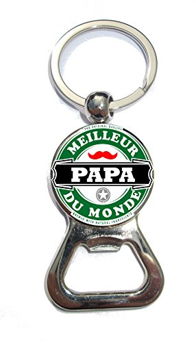 Llavero abrebotellas El mejor papá del mundo, regalo original para hombre, para cumpleaños, Navidad, Día del Padre, regalo personalizado para hombre,