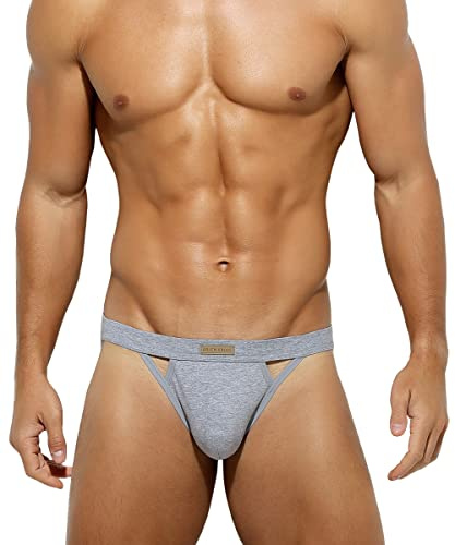 Casey Kevin Jockstrap herr stringtrosa sportunderkläder underbyxor suspension herr jock rem, A3-grå, XL