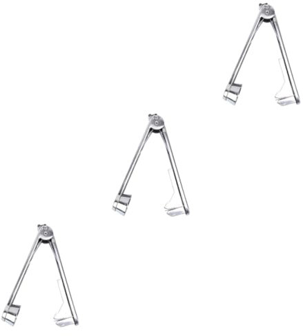Amosfun 3 Pièces Vide-Fruits dissolvant de noyaux de Cerises Carottier Fumeur de Joints Olives dénoyautées Vide-Poire dénoyauteur de Noyau de Cerise extracteur de Noyau de Cerise Silver