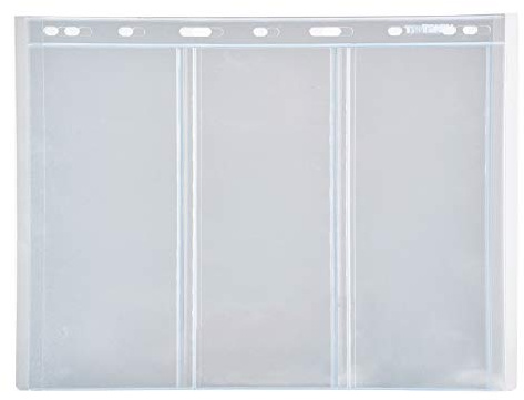 Hojas de Página de álbum de Sellos Universal 9 Agujeros Libro de Colección Estándar Adecuado para Almacenar Sellos Fotos Billetes Disponibles Cuatro Estilos a Elegir (3 líneas