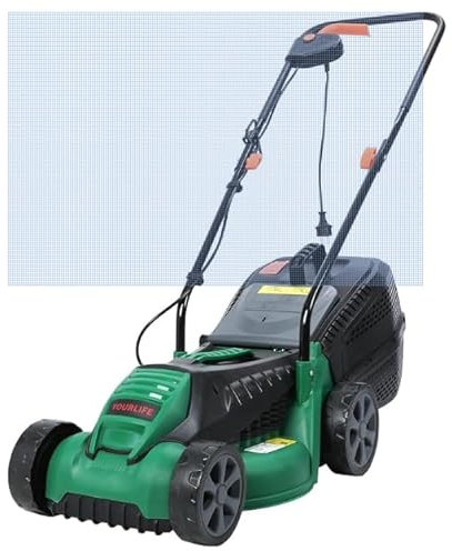 Tondeuses à Gazon électriques autoportées, tondeuses à Gazon poussées sans Fil avec Moteur sans balais amélioré, réservoir d'herbe de 35 à 45 L, Vert, 1 600 W, puissantes