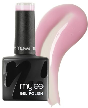 Mylee Gel Nail Polish 8ml [Strawberry Milkshake] - UV/LED Soak-Off Nail Art Manicure Pedicure for Professional, Salon & Home Use [Pink Range] - Long Lasting & Easy to Apply