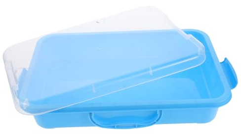 HEALSOPTHY Sandkasten und Multifunktionaler Aufbewahrung mit Sicherem Deckel aus Kunststoff für Kinder im Kindergarten und Outdoor Spielspaß