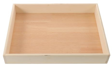 ELAYARD Wooden Zen Sandbox Tray for Home and Living Rooms, Creative Arrangement Desktop Sand Tray with Elegant Grain Wood Material, Intuitive Setup for Meditation and Relaxation