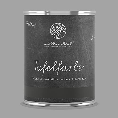 Lignocolor Tafelfarbe Tafellack echter Tafel-Look 750ml (Feather 07)