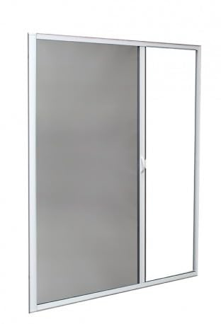 Moustiquaire Enroulable Latérale Alu H220 cm x L130 cm Blanc