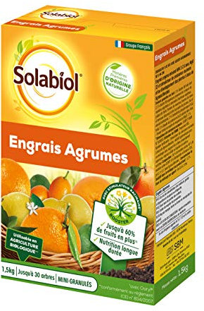 SBM SOLABIOL ENGRAIS AGRUMES Etui 1,5 kg SOAGY15