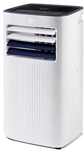 Taurus Cold Design + - Aire acondicionado portátil. 3 en 1: frío, deshumidificador y ventilador. Silencioso. Temporizador. Con mando a distancia. Con kit ventana. Ruedas. Blanco. 1023W.