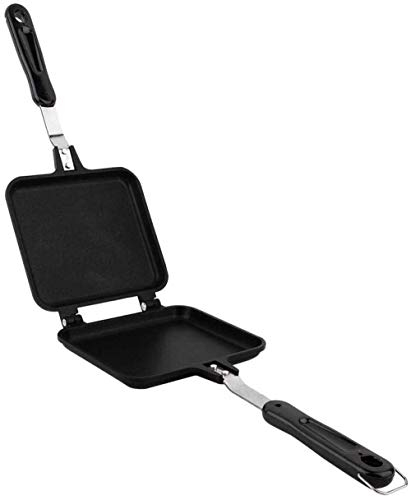 Sartén De Doble Cara, Sartén De Doble Cara Sartén Antiadherente Waflera para Sándwich De Pan Tostado, Utensilios De Cocina