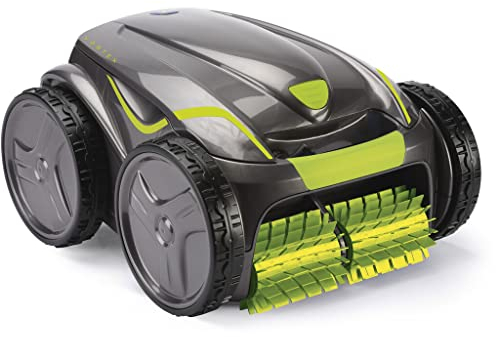 Zodiac Vortex 4WD GV 5220 - Limpiafondos automático, para Piscinas de hasta 12 x 6 m; Limpia Suelo, Paredes y línea de Agua. Incluye Cable de 18 m y Carrito.