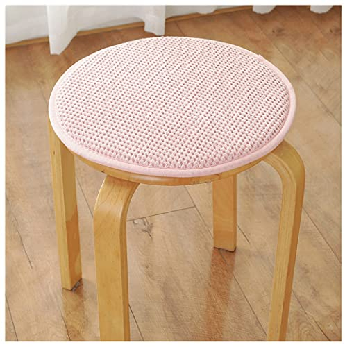 GYL-JL 2er Pack Runde Hockerauflage Barhockerbezüge Kinder Weiches Sitzkissen Stuhlkissen Bar Hoher Hocker Stuhlauflage (Color : Pink, Size : 30cm)