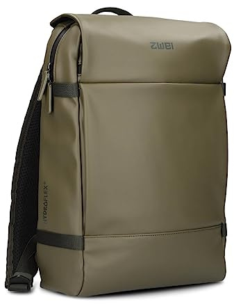 Zwei Unisex Rucksack wasserdicht AQUA AQR150, Laptop-Rucksack 7 Liter aus Hydroflex, verstellbarer Brustgurt, Rücken & Schultergurte gepolstert, Getränkehalter, Schlüsselband (olive)