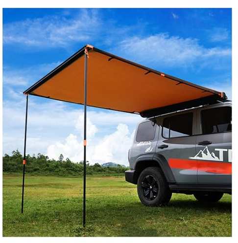 Avance Caravana Toldo Retráctil para Coche 1,4x2 m Toldo Lateral para Coche,Toldo Lateral para Coche PU3000 mm UV50+ ,con Bolsa de Almacenamiento,toldo Exterior vehículo,Impermeable ( Size : 140x200cm