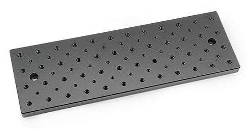 AMNOUR Optical Flat Plate Optical Experimental Breadboard Hard Aluminum Honeycomb Vibration Isolation Working Platform 300x100x12MM (Size : 200X100X12MM)