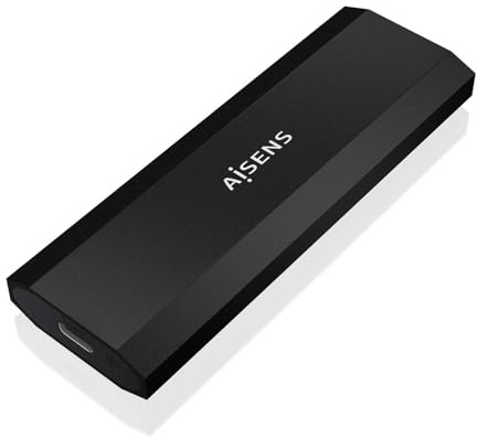 AISENS - ASM2-028B - Caja Externa M.2 (NGFF) Asm2-028B NVMe A USB3.2 Gen2, Negra