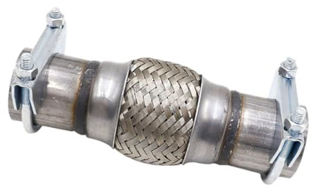SOLUSTRE Wellschlauch Auto Auspuff Zubehör Auspuffrohr Ersatzteile Flexibler Wellrohrschlauch Auspuffrohr Reparatur Automodifikationsteile Auspuffzubehör Auspuffrohrverschraubungen
