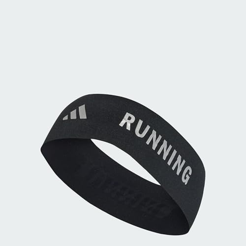 adidas Unisex RUNNING CLIMACOOL HEADBAND, Black/Reflective Silver, M