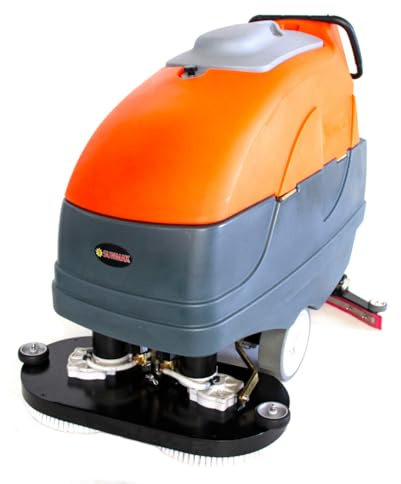 SUNMAX 34 Self-Propelled Commercial Floor Scrubber Machine, 33-Gal Tank, 75000 sp.ft./H Efficiency, Ideal for Large-area Cleaning