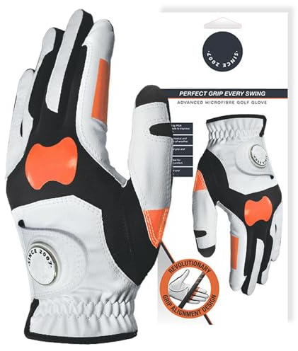 Herren-Golfhandschuhe,Herren-Golfhandschuhe für die linke Hand,Golfschläger-Positionierungshandschuhe - Grip-Trainingshandschuhe, Grip-Trainer-Handschuhe für Linkshänder-Golfer, Golf Grip Corrector-Ha