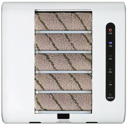 YXZQLOZ Lucidascarpe in Acciaio Inossidabile, lucidascarpe Automatico a induzione, lucidascarpe Elettrico, lucidascarpe a Doppio tampone,