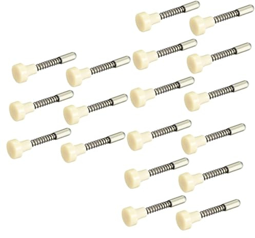 Uonlytech 3 Set Di Chiusure A Stantuffo A Molla Per Bambini Perni Per Zanzariera Perni Per Letto Raccordi Di Fissaggio Con Bloccaggio Forte 6 Pezzi*3