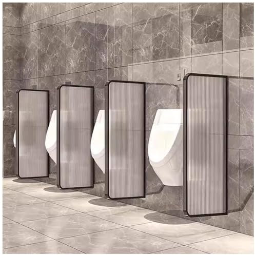 Urinal für Herren, wasserdicht, gehärtetes Glas, Wandmontage, Trennwand für Toiletten, ideal für Schulen, Bars, Hotels, verbessert Privatsphäre und Hygiene