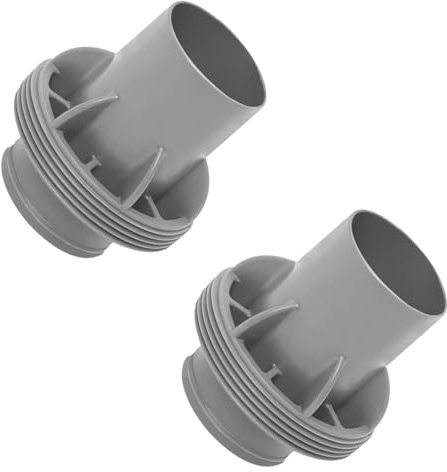 2 Stück Pool Schlauch Adapter Set,Adapter für Flowclear Coleman Intex P6916 Pool mit 38mm Verbinder Schlauchschellen Adapter für Pumpen mit Gewindeanschluss und Kolbenventil,Poolzubehör (01)