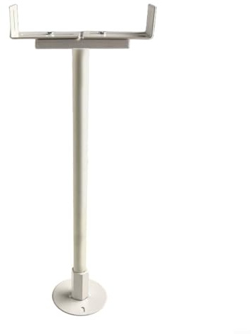 Support de radiateur réglable pour radiateur à colonne Support en fonte Hauteur réglable 41-46 cm Design simple Blanc Classique Vintage Convient pour différentes configurations de pièces DIY (1 pièce)