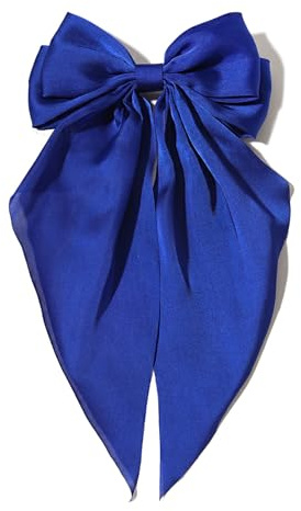 Grande pince à cheveux double couche pour adultes et adolescents - Barrettes en ruban doux en métal pour un style quotidien - Pince à cheveux pour femme