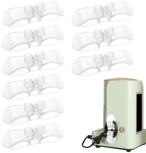 Kinesgsg 9 Pièces Organiseur Cordon D'Appareils, Sûr et Propre, Organisateur de Cable pour Cuisine, Auto-adhésif, Organisateurs de Câbles pour Appareils, pour Appareils Cafetières Friteuses Juicers