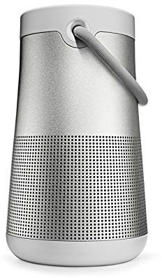 Bose SoundLink Revolve+ (Serie II) Bluetooth Lautsprecher – 360° Sound, Tragbar, Wasserdicht (IP55), Lange Akkulaufzeit, Silber (Generalüberholt)