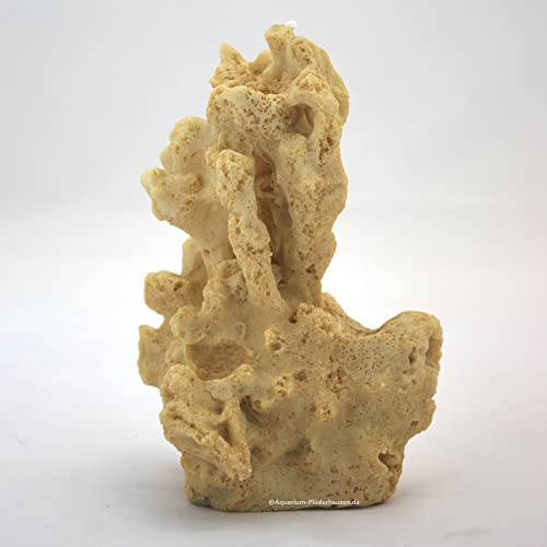 Felsen/Stein, 9,5x8x14cm, Nano Aquarium Meerwasser Riffgestein Nachbildung