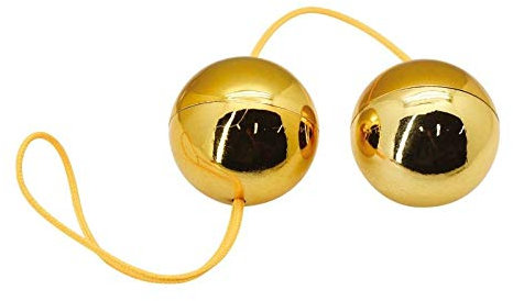 Palline sfere vaginali donna esercizio di kegel oro con filo - TOYZ4LOVERS