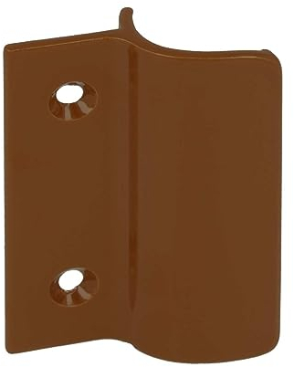 Alu Balkontür Ziehgriff mit Steg, Farbe:Golden Oak RAL 8003