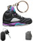 JINYONGXING Portachiavi ispirato alla sneaker e al basket, portachiavi creativo, regalo per uomini e donne appassionati di basket, Viola, S