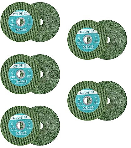 10 Pezzi Disco Da Taglio In Metallo E Acciaio Inox 107 Mm Adatto Per Smerigliatrice Angolare Resina Sintetica Mole Rettifica Strumento