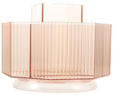 SHERCHPRY Rotierender Kosmetikpinsel-organizer Mit Drehmechanismus Tisch-organizer Für Make-up-pinsel Und Kleine Utensilien Dekorativ Und Eleganten Design Farbe Meerjungfrau