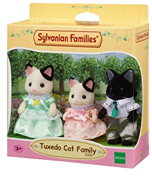 Sylvanian Families 5306 Tuxedo Katzen Familie 3er Set
