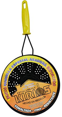 Parrilla Asadora para Estufa - Parrilla (Ideal para Arepas, Tortillas, Pupusas)
