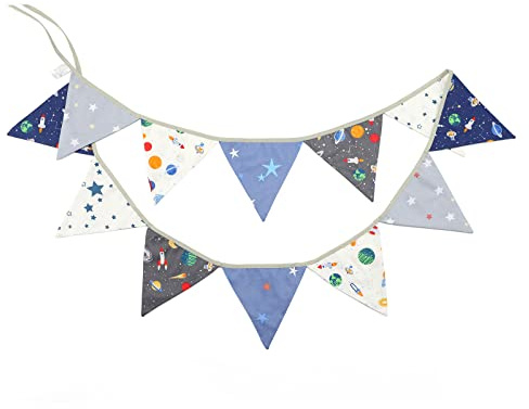 G2PLUS 3.3M Banderines Guirnalda de Banderines,Banderines de Tela,Guirnalda Fiesta,Triángulo Multicolor Decoración Colgante de Boda Bautizo Fiesta Cumpleaños Navidad