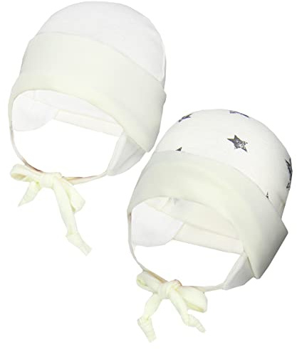 TupTam Baby Erstlingsmütze mit Ohrenklappen 2 er Pack