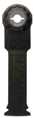 Makita E-08551 StarlockMax® Multiherramienta oscilante de 1-1/4 pulgadas de acero de alto carbono curvado hoja de corte de inmersión